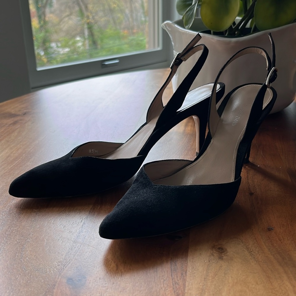 Stuart Weitzman Size 8.5 Suede Heel - image 1